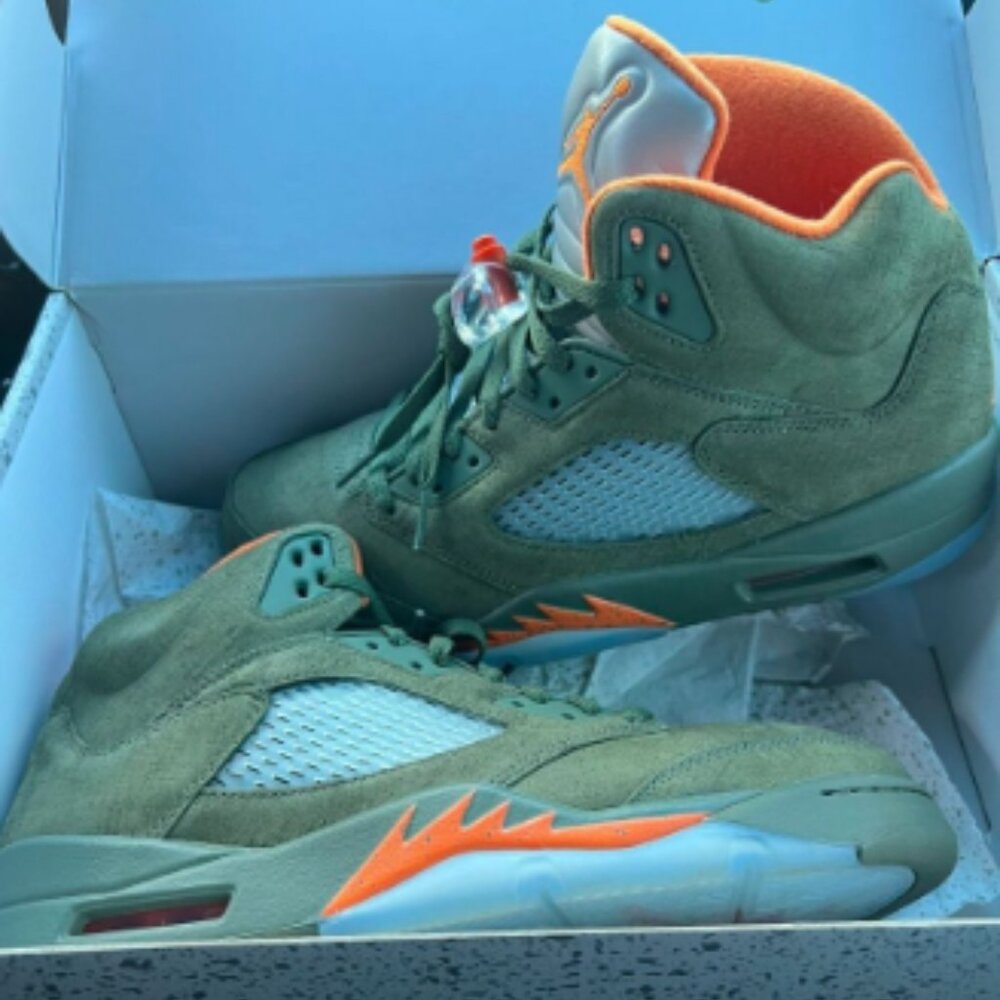 air retro army Jordan 5s